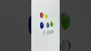 water drop color mix #art