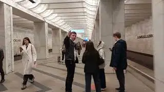 Прогулка по метро Домодедовская в Москве