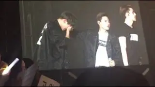 [Short fancam] 150307 Sehun & Chanyeol Cry @ The EXO&rsquo;luXion in SEOUL