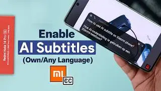 How To Use AI Subtitles on Redmi Note 14 Pro! [Enable]