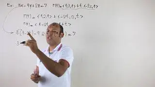 INTERSECÇÃO DE UM PLANO E UMA RETA # 06