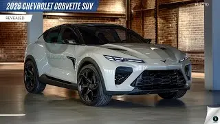 New 2026 Chevrolet Corvette SUV Revealed  - will be better than Urus and Cayenne!