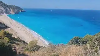 Milos beach Lefkada- Go on foot from Agios Nikitos to Milos beach. Kako pe&scaron;ke stići do Milos plaže.