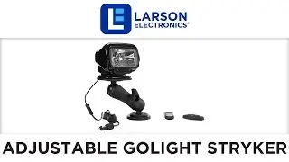 Golight Stryker GL-3049-P Remote Controlled Spotlight - Adjustable Double Ball / Socket Mount Base