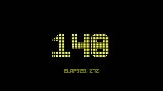 420 seconds countdown timer with full zero second