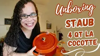 Unboxing STAUB 4 qt Dutch Oven 🤩