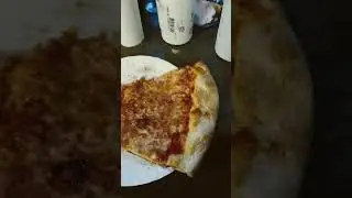 perfect slice! @Roses pizza. quincy Ma