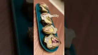 Artichaut bouilli & vinaigrette maison -  tapas facile, recette saine et id&eacute;ale pour l&rsquo;ap&eacute;ro