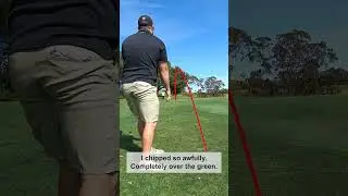 CHIPPING ISSUES AT BAY VIEW GOLF CLUB ⛳ #golf #chipping #golfer