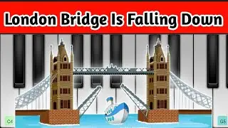 London Bridge Is Falling Down Piano Tutorial || Nursery Rhymes || Piano Finger Master