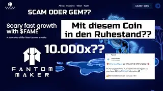 Fantom Maker Neuer Launchpad | Next SCAM ODER GEM ?| 10000x ?? Neuer #Launchpad auf #Fantom