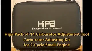 Hipa Pack-of-14 Carburetor Adjustment Tool Carburator Adjusting Kit for 2-Cycle Small Engine.