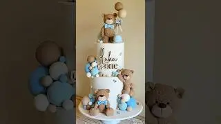 Teddy Bear Cake l Teddy Bear CAke Decorating Ideas For Kids Birthday #teddybearcake #cake #bearcake