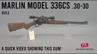 24 Marlin Model 336CS .30-30 Winchester Rifle - A Quick Video in our Photo Booth