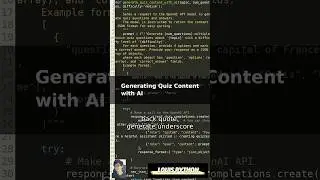 🚀 Build Your Own AI Quiz Generator with Python! 