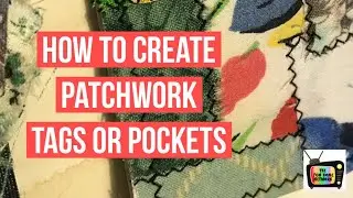 Creative Journaling - How to create Patchwork tags or Pockets for your Journals