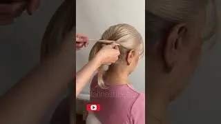 French Roll + Braid = WOW! 😍✨Genius Hair Trick 💥So Easy, So Stunning!