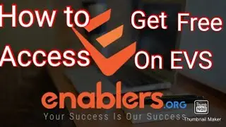How to register on EVS || How to sign up for Enablers video series