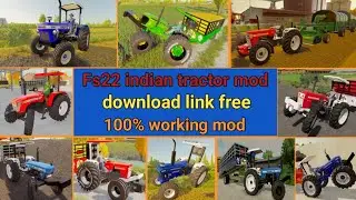 Indian tractor link 🔗 ll Farming Simulator 22 ll Indian mod #fs22 #farming #gaming