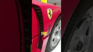 Muzeo Ferrari,  F40 details #shorts #travel #ferrari #modenaskriss