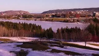 Long Pond in Winter | Cinematic 4K Drone Footage | St. John's, Newfoundland