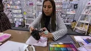 Creativation 2020 : Dress My Crafts Shrink Prink Frosted Sheets Flower Tutorial