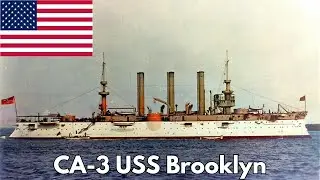 USS Brooklyn: The Iconic Armored Cruiser of the Spanish-American War!