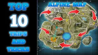 Top 10 New Hidden Places In Alpine Map | Free Fire Secret Places In Alpine Map