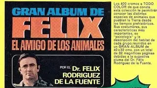 Álbum de cromos de Félix el amigo de los animales