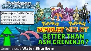 BATTLE BOND Greninja Is OVERPOWERED In Gen 9 (pokemon showdown SWEEP)