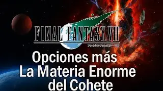 Final Fantasy VII: opciones y ciudad cohette