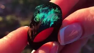 Wood Resin Ring