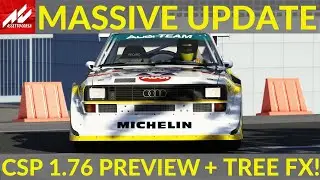 MASSIVE Update - CSP 1.76 Rain Preview New Features And Tree FX!