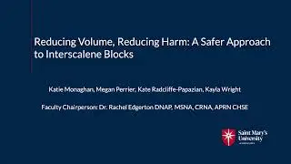 Reducing Volume, Reducing Harm: A Safer Approach to Interscalene Blocks