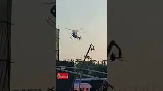 simbu arrived on helicopter to vtk audio launch | #str #vtkaudiolaunch #vendhuthanindhathukaadu