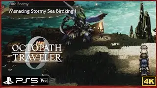 Octopath Traveler 0 Sea Cavern Menacing Stormy Sea Birdking I Boss & Build Timestamp