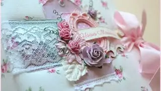 Детский нежный альбом/Обзор.Скрапбукинг/Baby album scrapbook