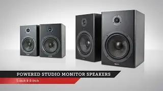 Powered Studio Monitor Speakers | Monoprice Quick Look