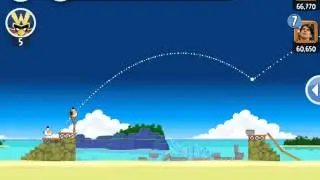 Турнир Angry Birds Friends Tournament Неделя 63 Уровень 5 от 29 июля 2013 - Прохождение на 3 Звезды