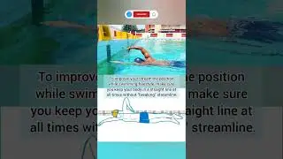 Best Way To Swim Fast - Streamline, Swimming tips for beginners, how to swim #shorts
