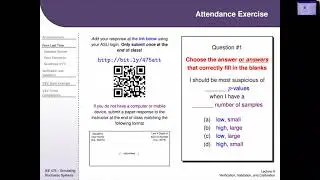IEE 475: Lecture H (2021-10-26): Verification, Validation, and Calibration of Simulation Models