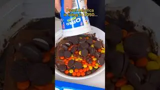 Proof America is living in 2050&hellip; #food #eating #mukbang #cake #chocolate