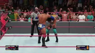 WWE RAW Darren Young vs. Jinder Mahal 09/05/2016