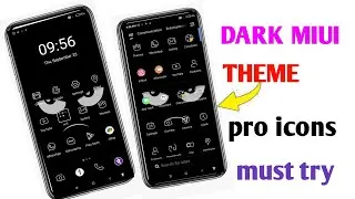 BEST MIUI 11 OR 12 DARK THEME ! (SABSE ALAG🔥POCO REDMI DARK THEMES 2022. New Xiaomi dark mode theme 