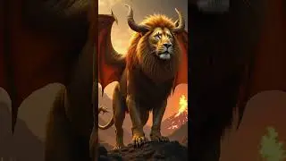 Hybrid video of Lion and Dragon #thecreaturelab #shorts #youtubeshorts #viralvideo #youtube #foryou