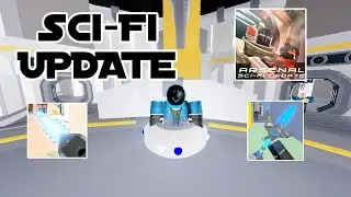 NEW Sci Fi UPDATE ARSENAL! *new maps and emotes...(ROBLOX)