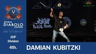 #WDC2025 2DF Final 4th DAMIAN KUBITZKI 2025WorldDiaboloContest