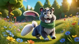 Four Fluffy Bunnies Bounce All Day | Bunny Counting Song for Kids | Nursery Rhymes and Baby Songs