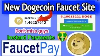 High Paying Dogecoin Faucet || Claim 0 5 Doge Every 0 Minute | Unlimited Claim Doge | Instant Paymt