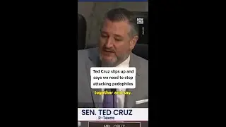 Ted Cruz Says Stop Attacking Pedophiles